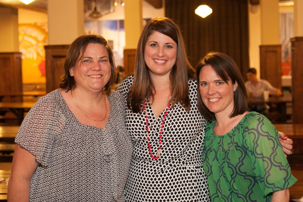 Dr. Mary Kay Koenig, from left, Lori Martin and Elizabeth Baker at the PALS event June 2014