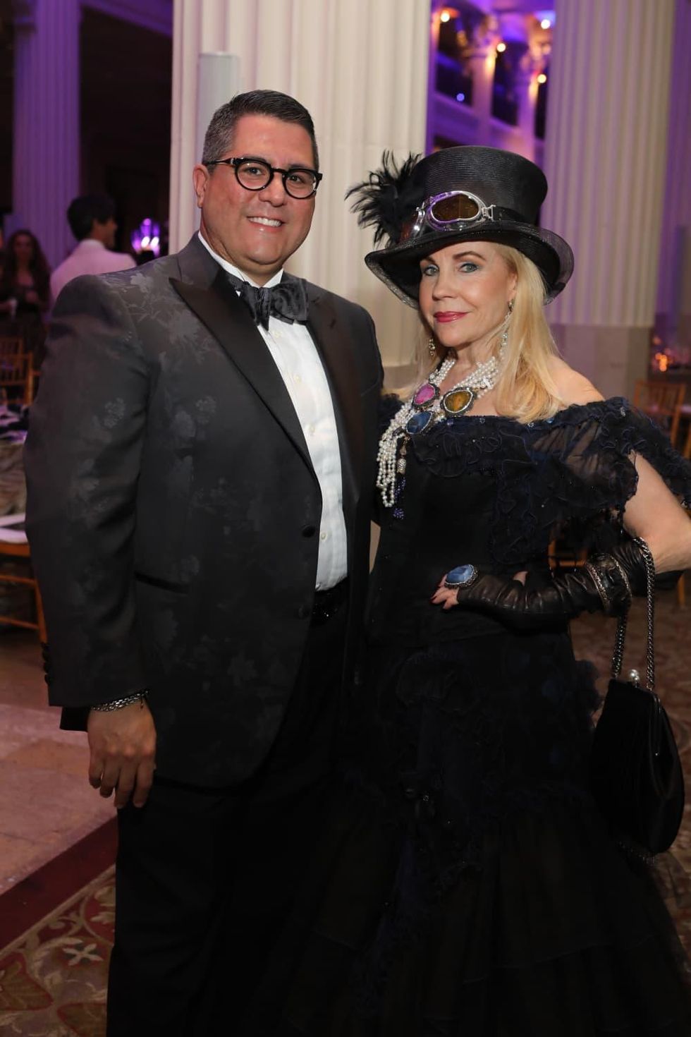 Dr. Roland Maldonado, Carolyn Farb at Stages Gala 2017