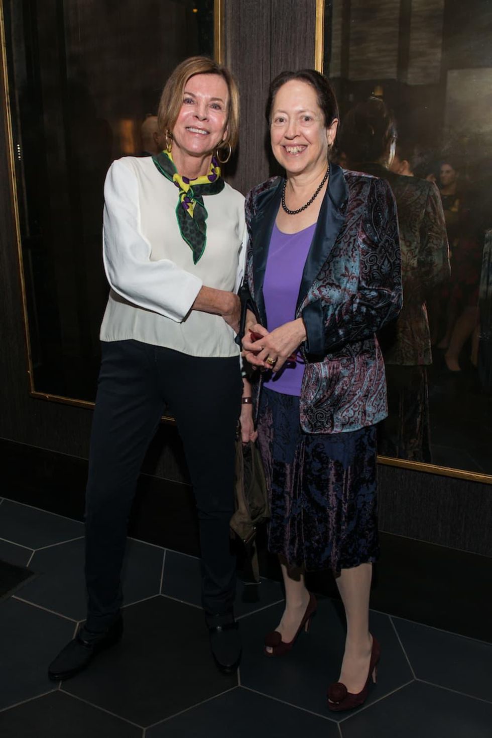 Dr Susan Landy and Dean Barbara Stoll