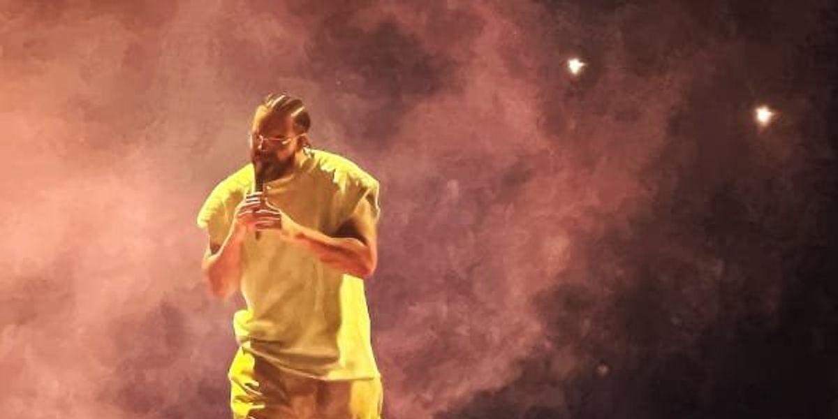 Drake Debuts Giant Virgil Abloh Statue On First Night Of His New