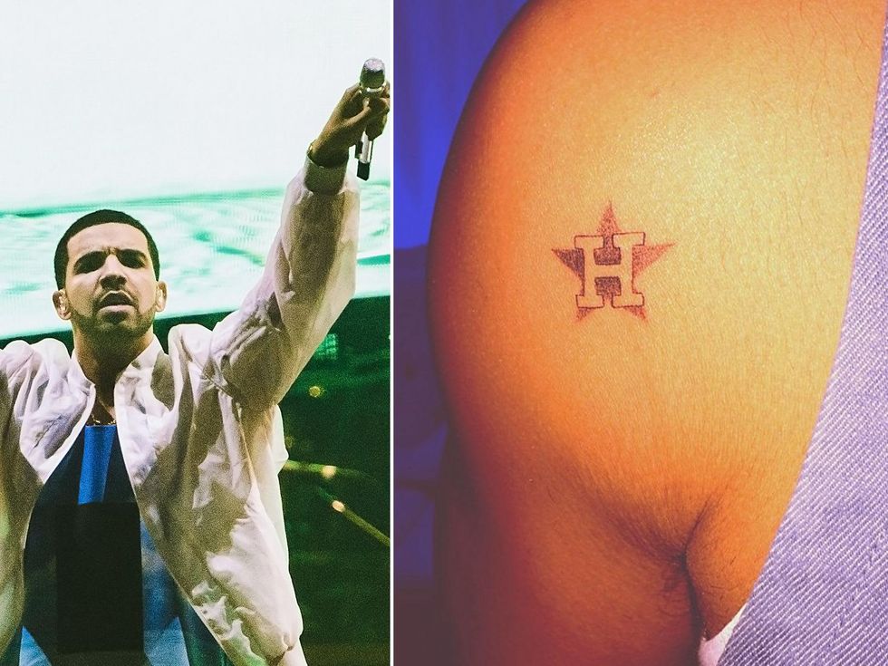 Drake shows some serious H-Town love with new Astros tattoo - CultureMap  Houston