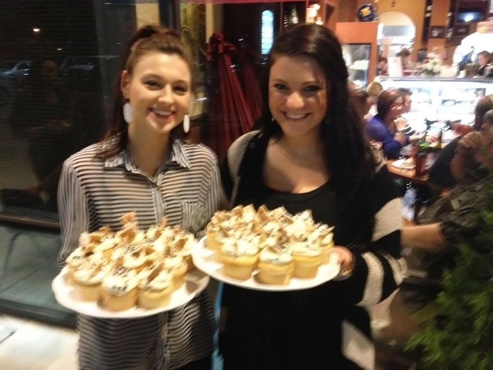 Drew's Pastry Place on Bakery Boss January 2014 Lauren Lothringer, left, and Taylor Rogers
