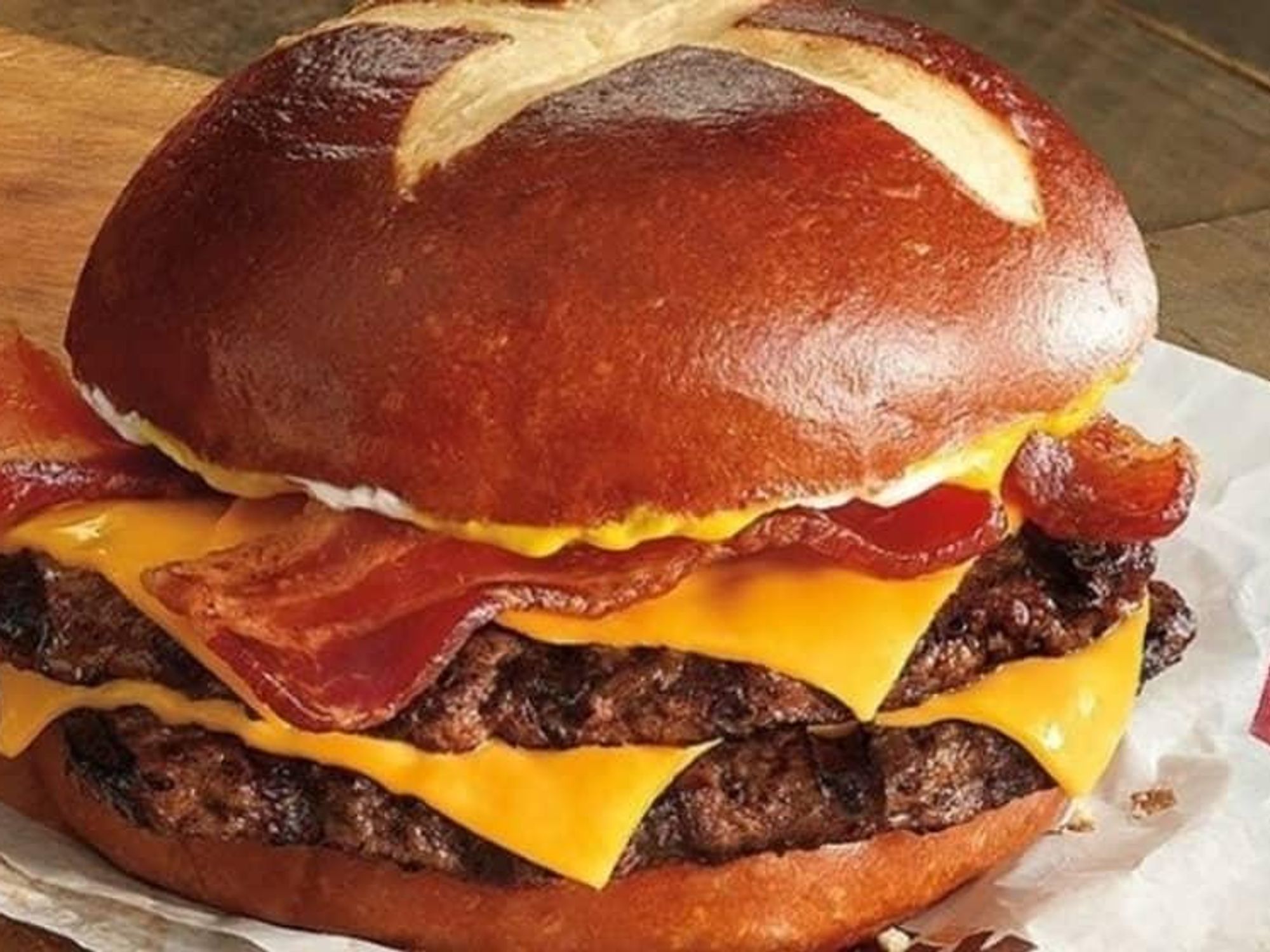 Drive-thru Gourmet Burger King Pretzel King