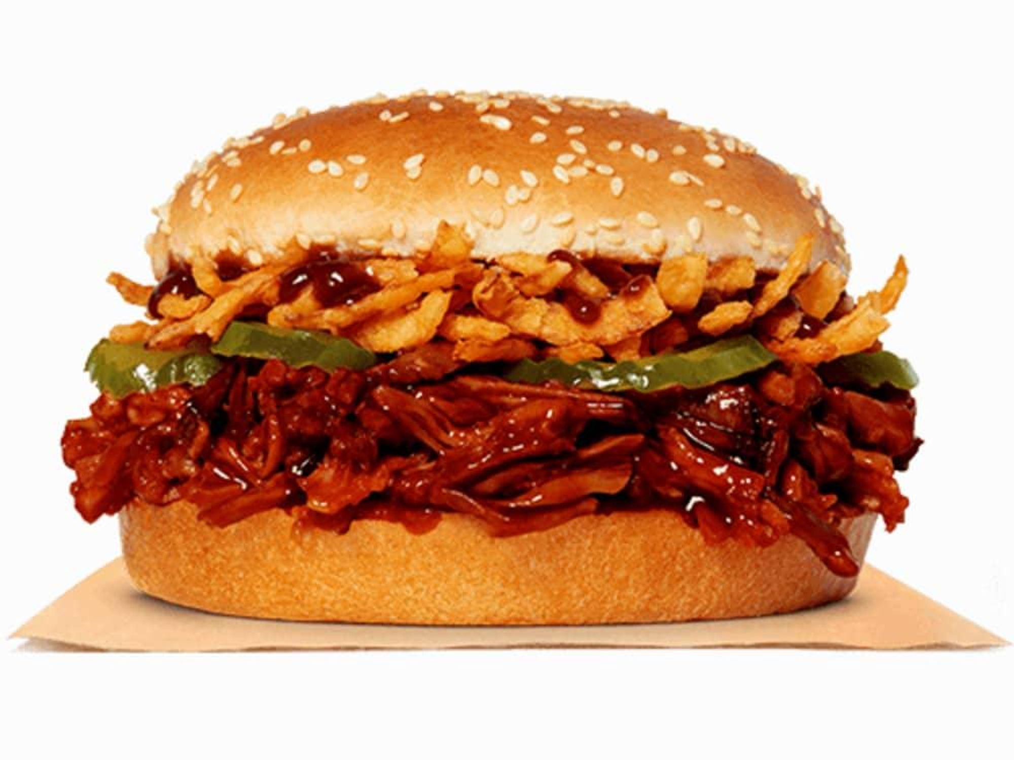 Drive-thru Gourmet - Burger King pulled porks King sandwich