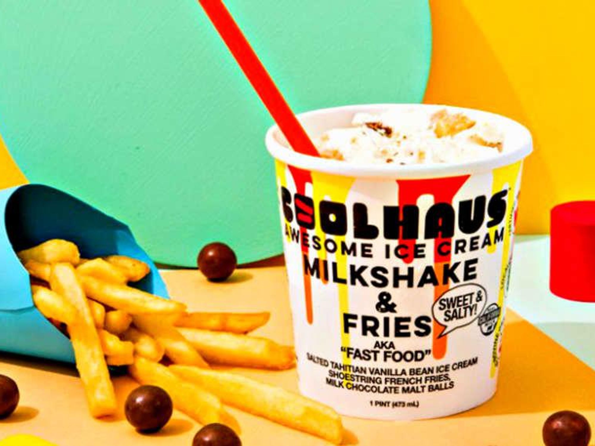 Drive-Thru Gourmet - Coolhaus ice cream milkshake & fries