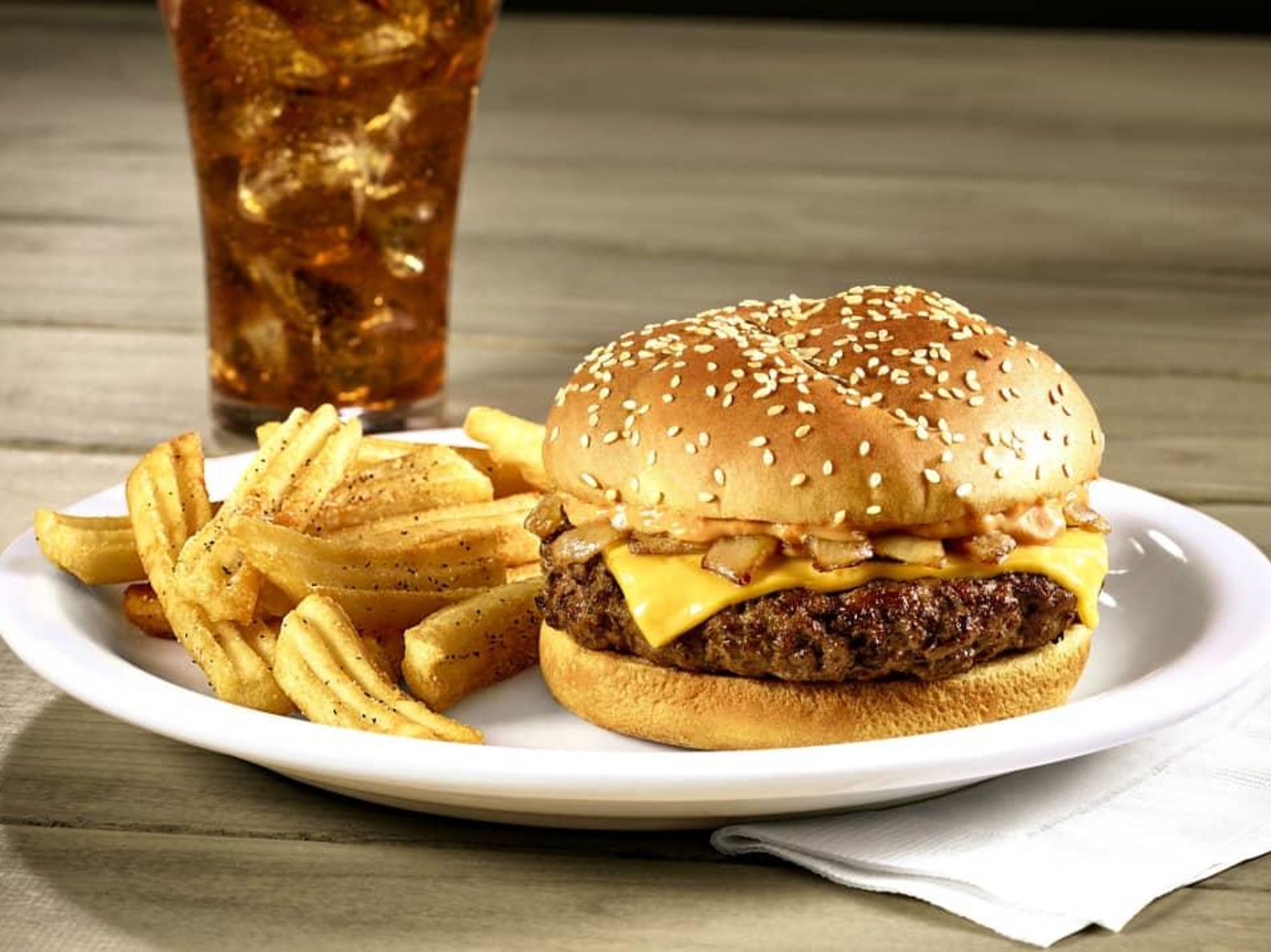 Drive-Thru Gourmet -Denny's America's Diner Cheeseburger