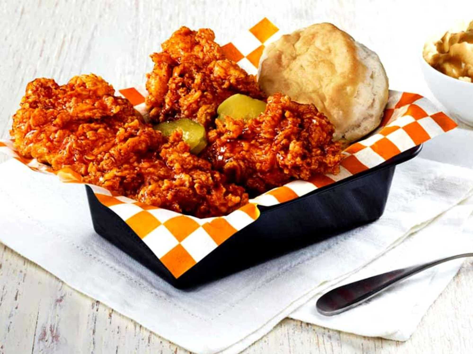 Drive-Thru Gourmet - KFC Hot Honey Chicken Tenders Basket