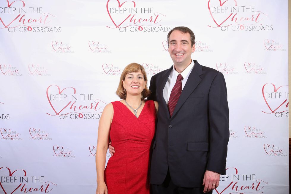 Drs. Jill and George Hutton at the Crossroads Gala June 2014
