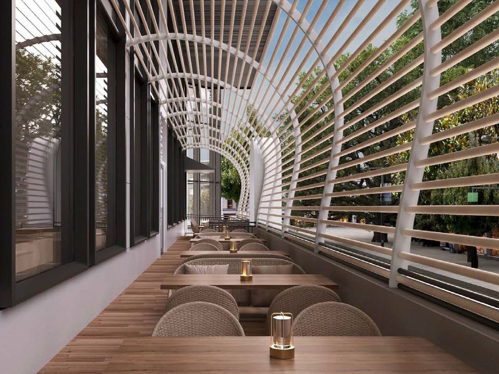 Dune Road restaurant rendering