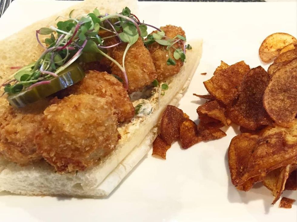 Durham House sweetbread po boy