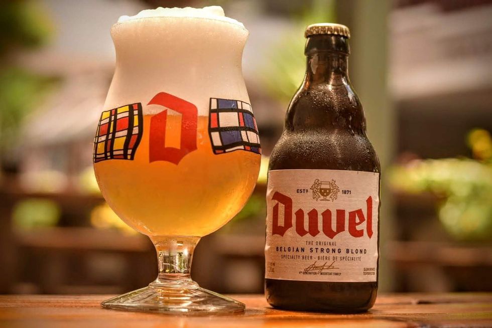 Duvel beer glass