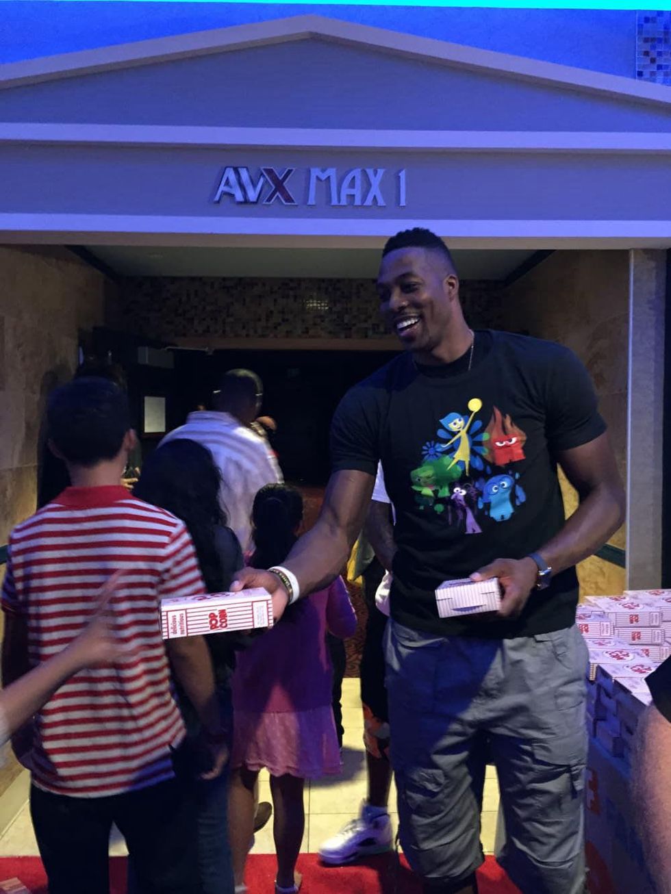 Dwight Howard at screening of Inside Out