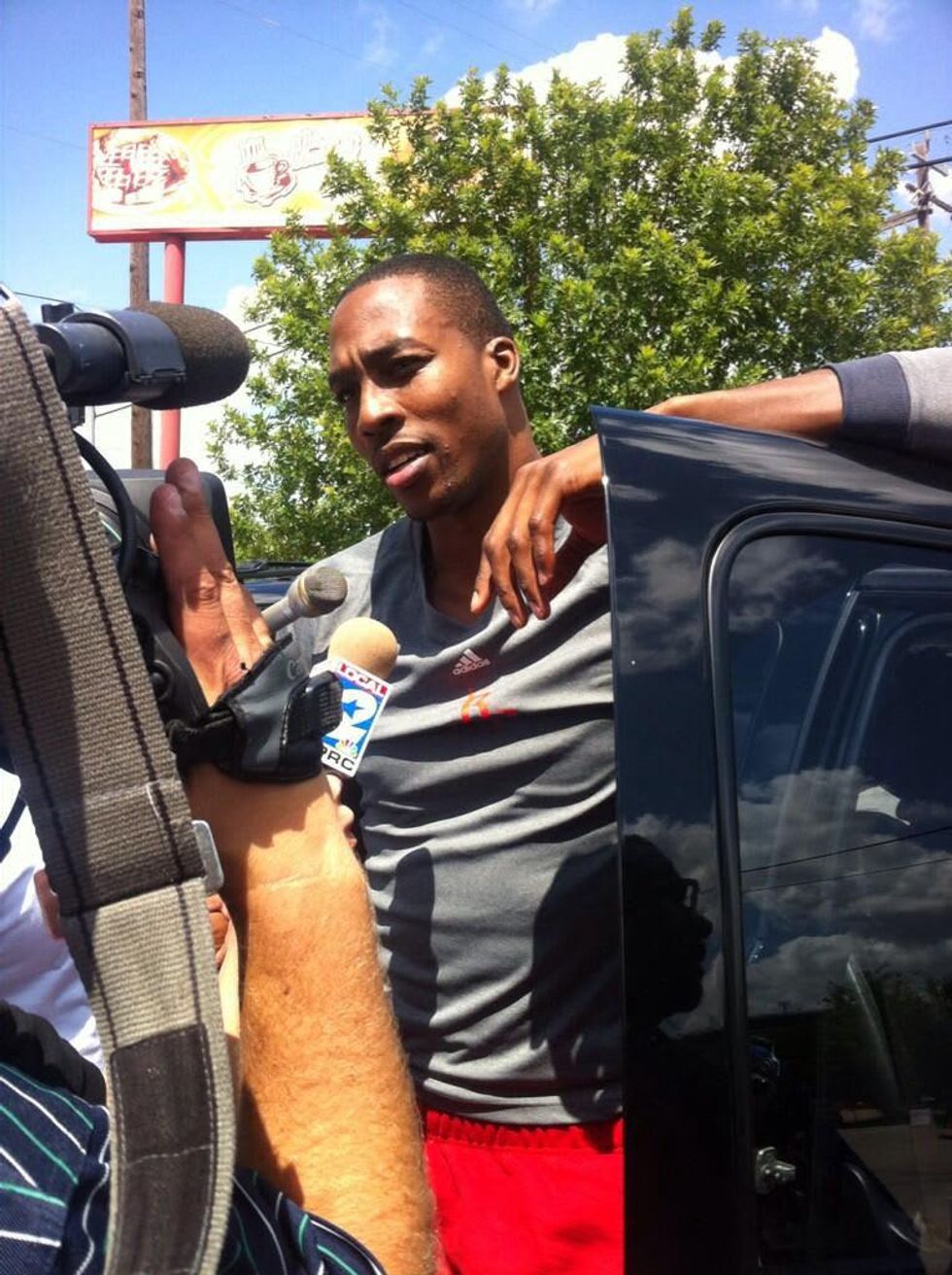 Dwight Howard at The Breakfast Klub July 2013