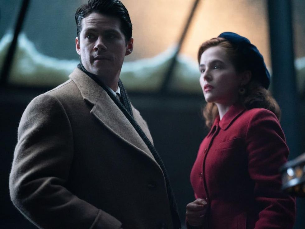 Dylan O'Brien and Zoey Deutch on The Outfit