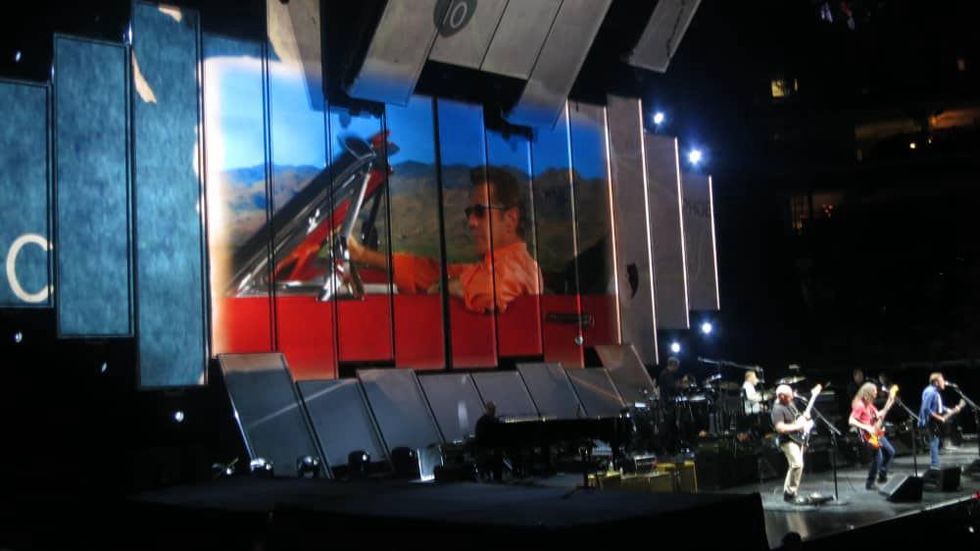 Eagles on stage in Philadelphia July 2013