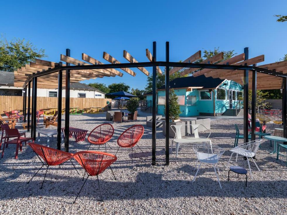 East End Backyard bar outdoor seating