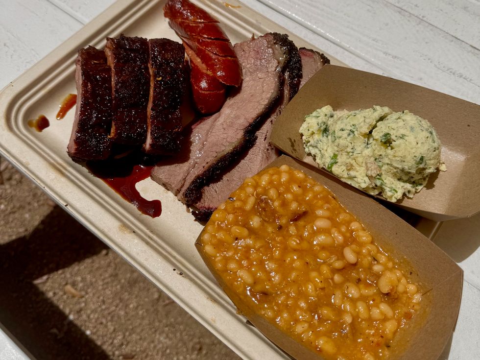 Eastbound barbecue food