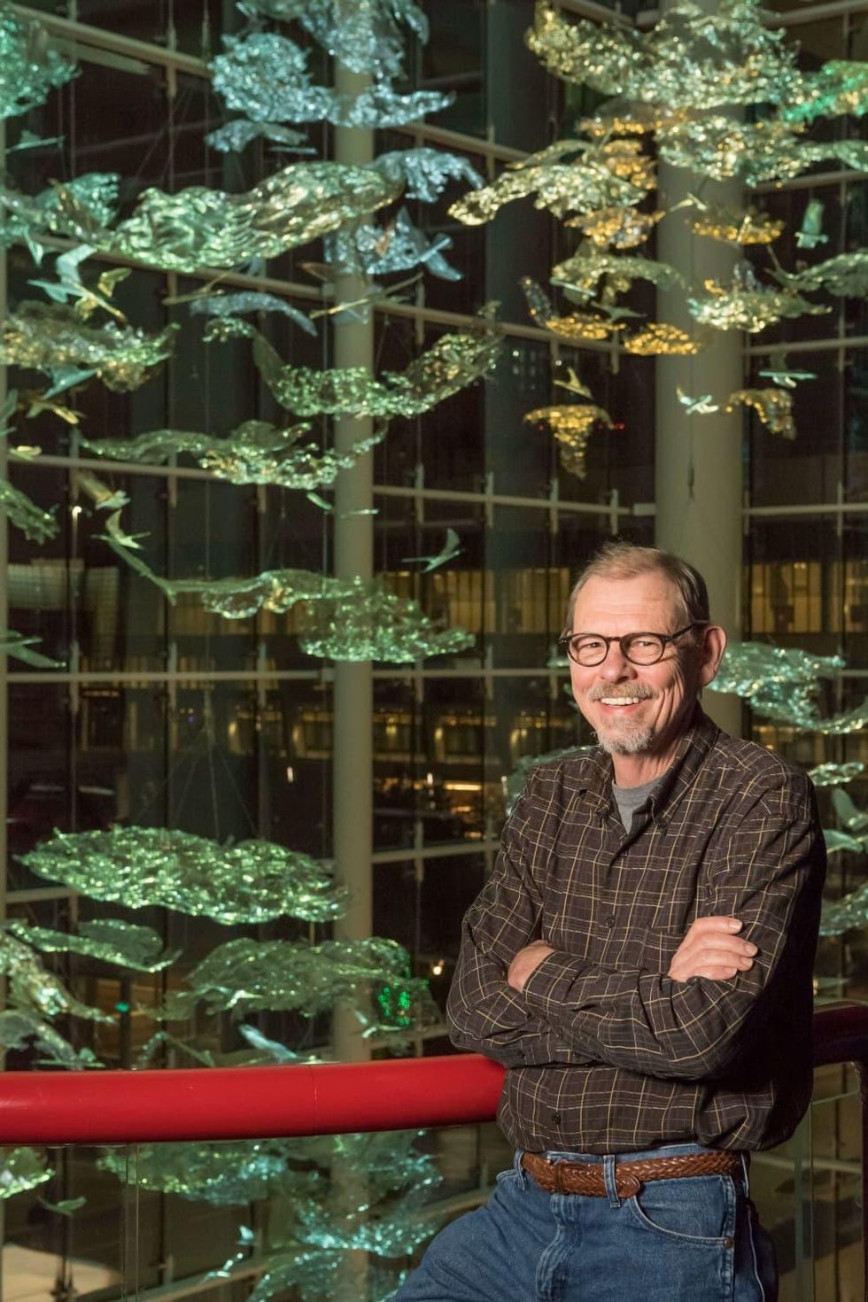 Ed Wilson Soaring in the Clouds sculpture