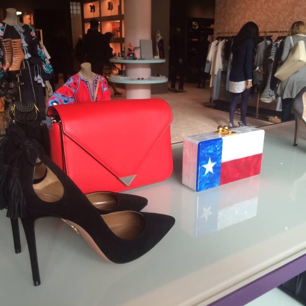 Edie Parker Texas clutch at The Webster