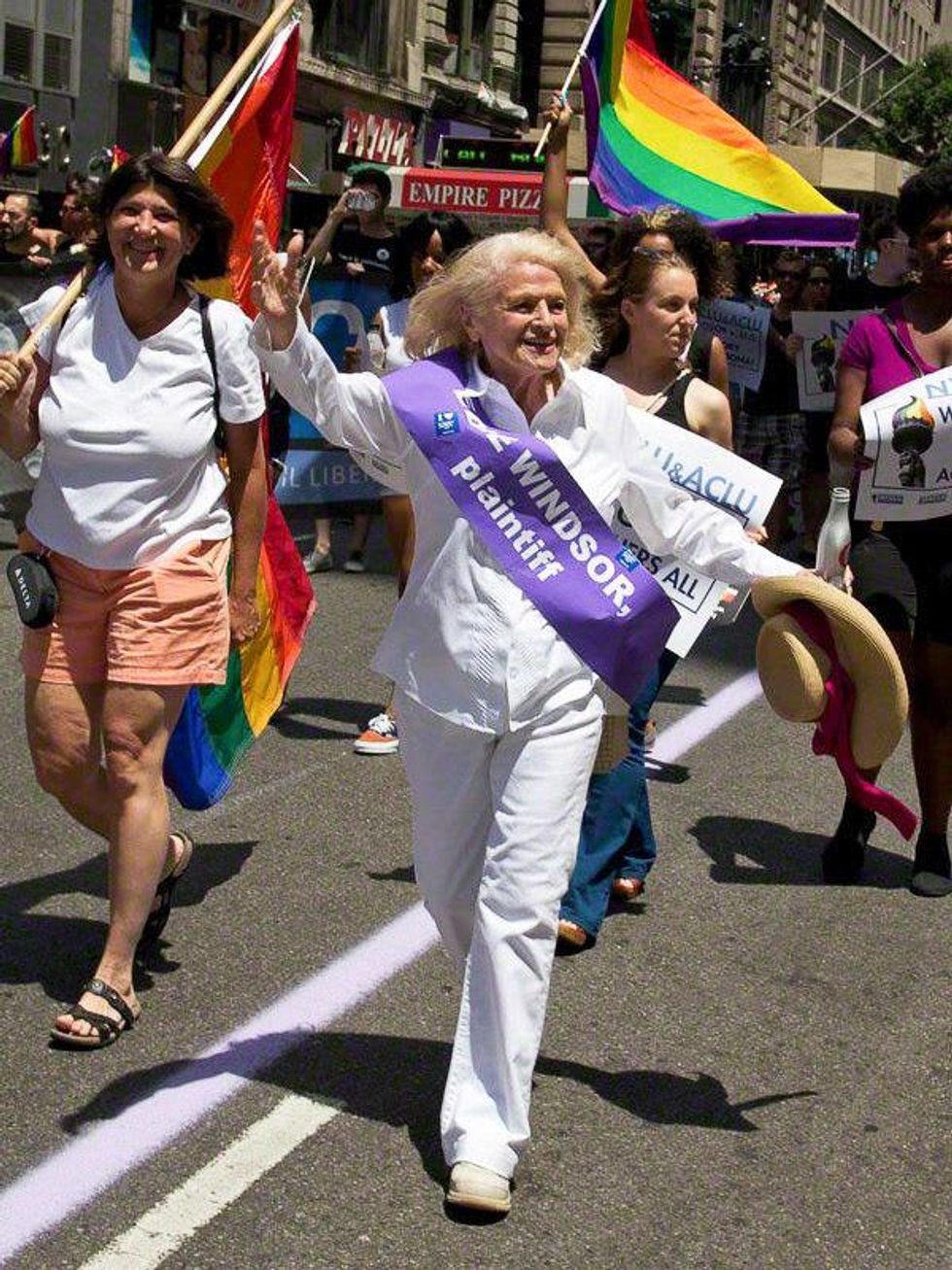 Edith Windsor at Gay Pride 2012