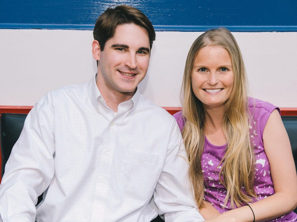 Edward Heap and Lindsay Canning at the Houston Symphony Young Professionals Backstage kick-off party