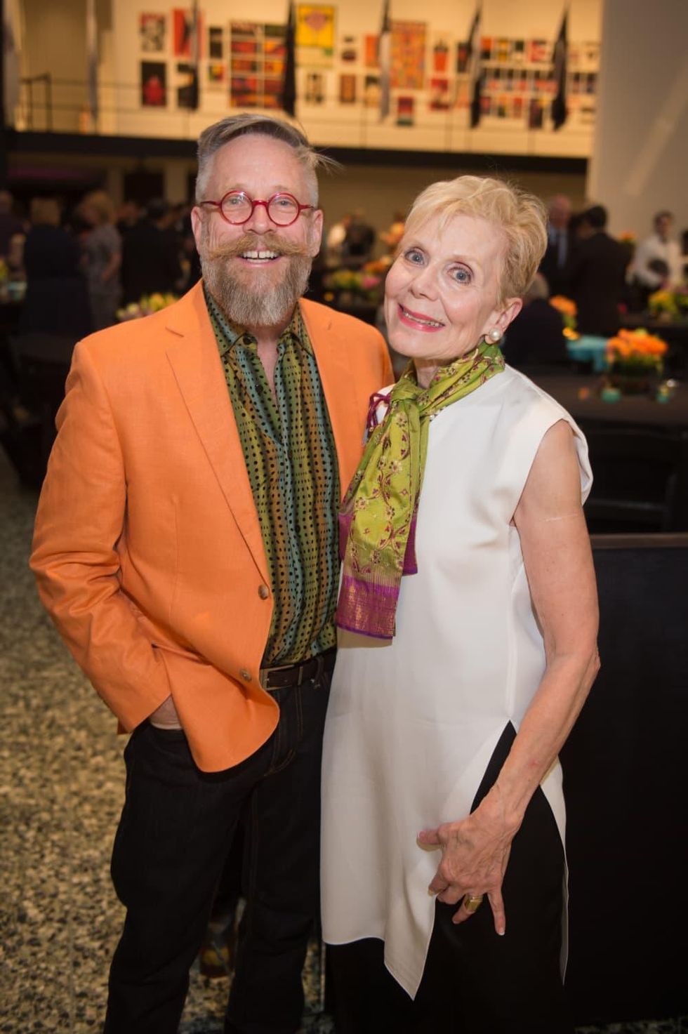Edward Lane McCartney, Nancy Bell at Glassell Benefit 2017