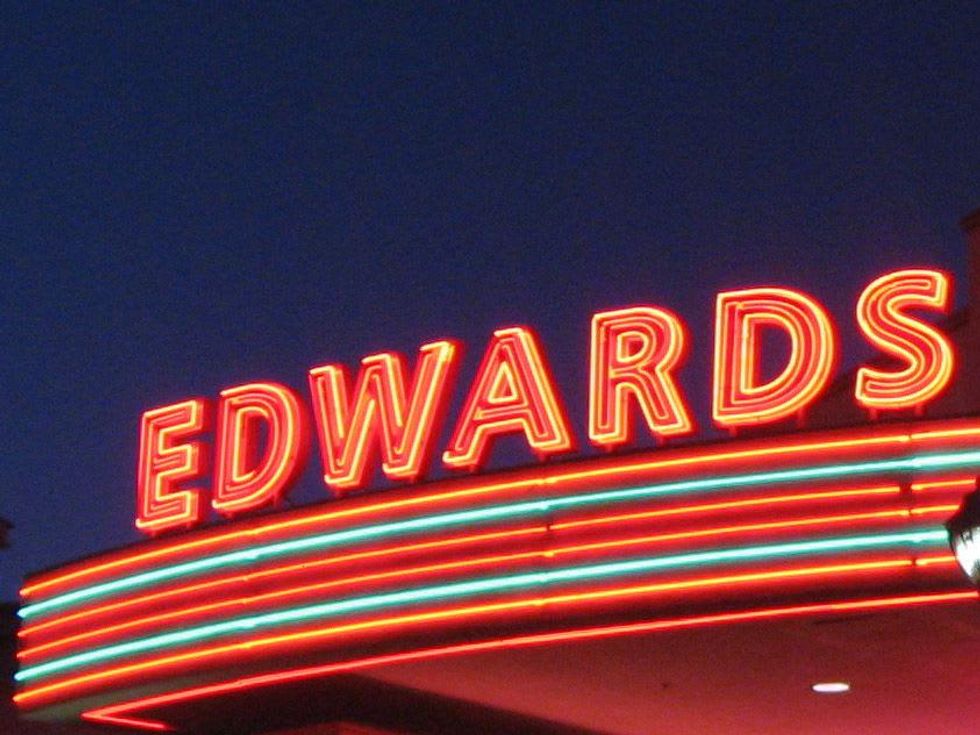 Edwards Theater, Edwards Cinema, neon sign