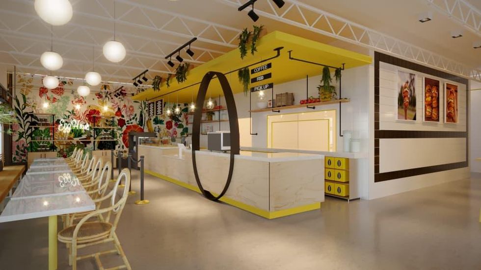 EggHaus interior rendering