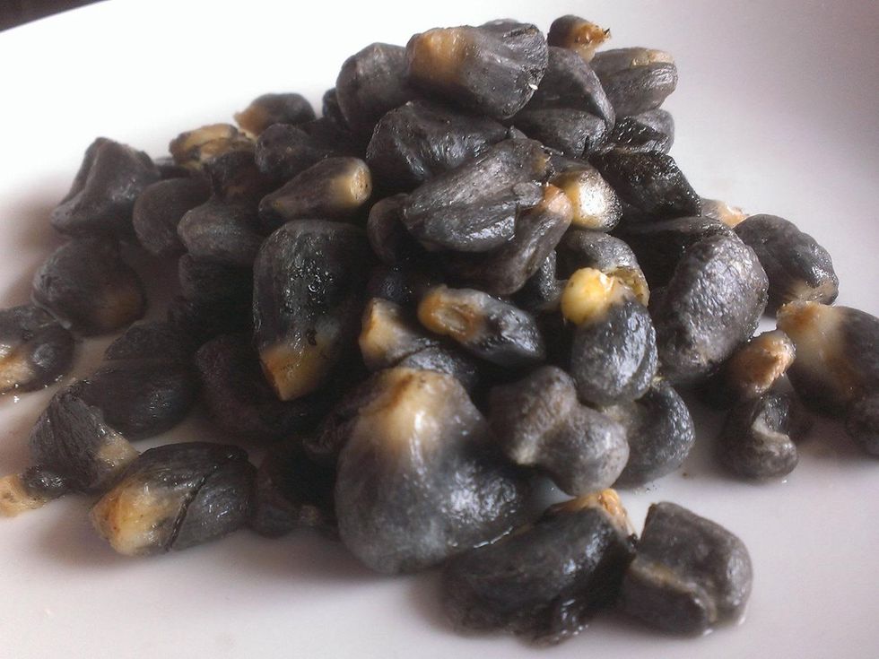 El Big Bad Huitlacoche freshest corn smut from Flordia prepared with proprietary method to innoculate and cultivate it