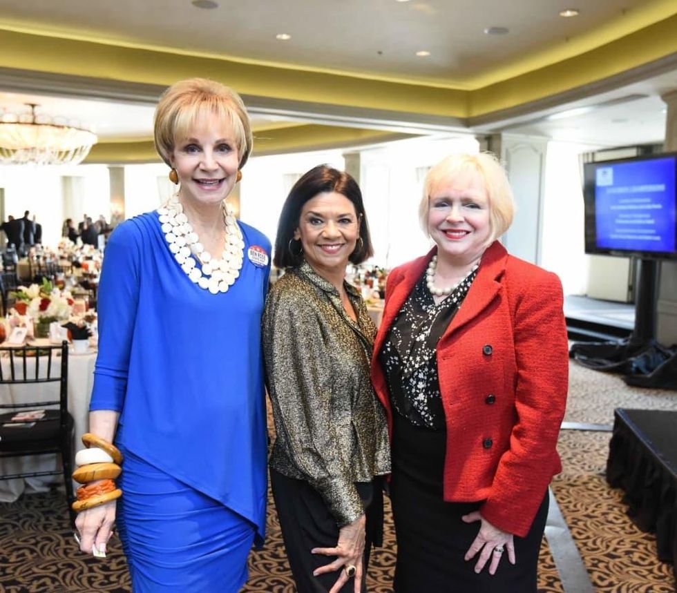 El Centro luncheon, Feb. 2016, Leisa Holland-Nelson, Sonia Manzano, Leila Perrin