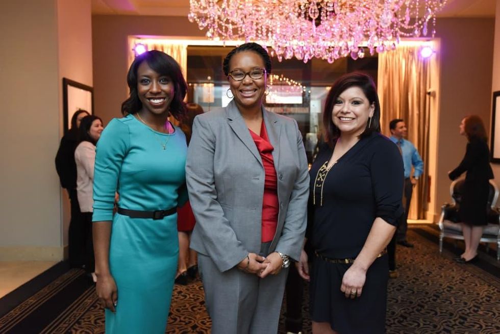 El Centro luncheon, Feb. 2016, Ryane Jackson, Kavon Young, Shannon Hart