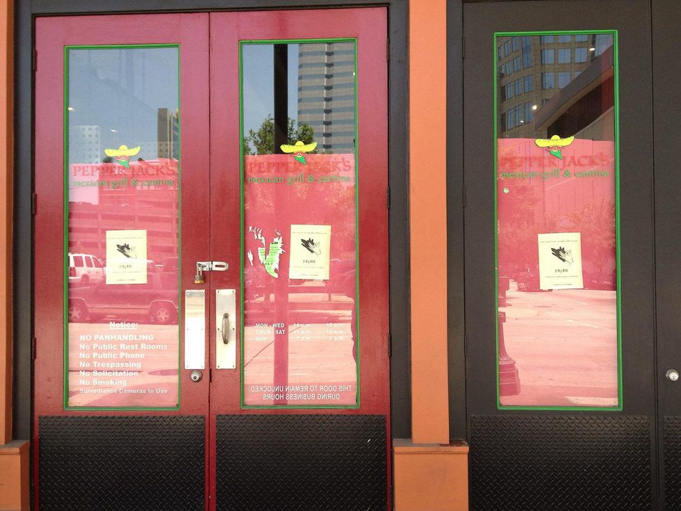 El Gran Malo downtown signs on door El Big Bad August 2013