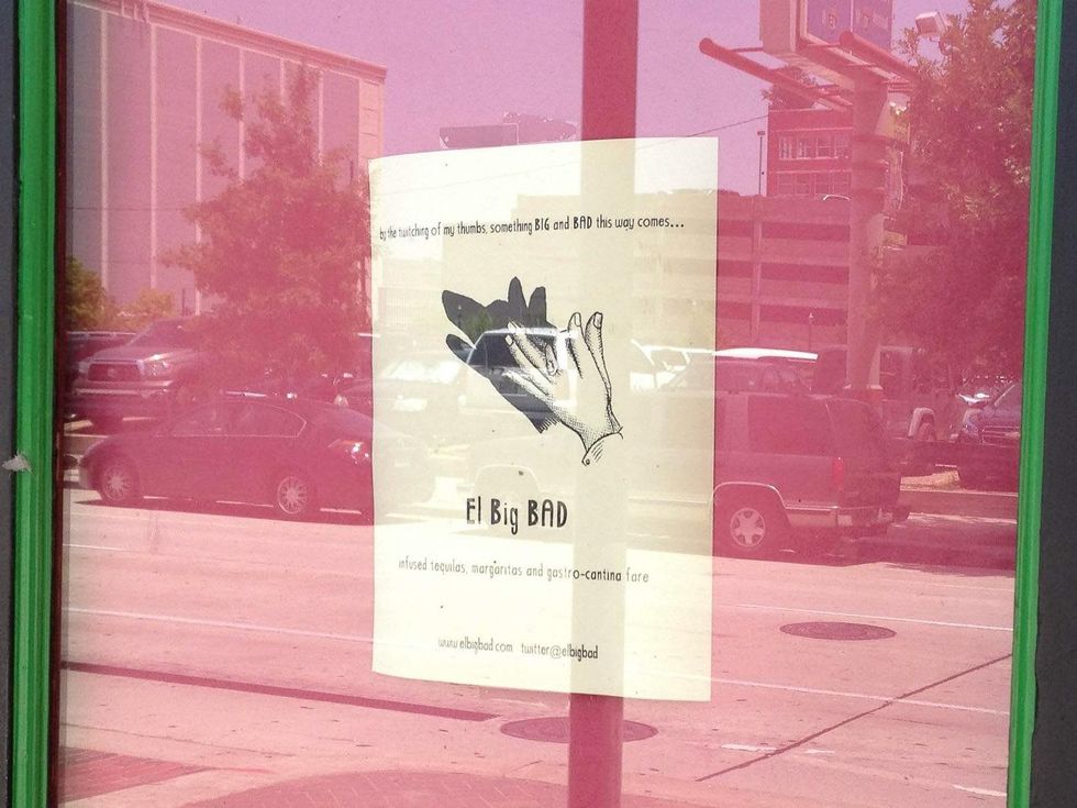 El Gran Malo downtown signs on door El Big Bad August 2013