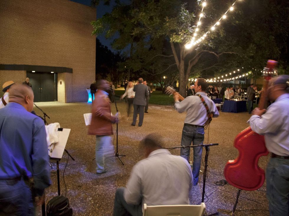 El Rectorado del Son band performing at Rothko Chapel's Moonrise Party on the Plaza October 2013