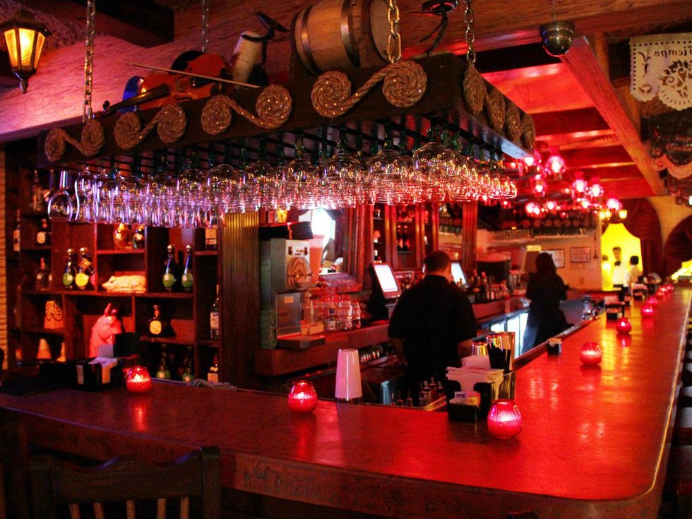 El Tiempo Cantina on Navigation, February 2013, bar