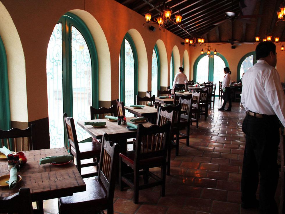 El Tiempo Cantina on Navigation, February 2013, dining room