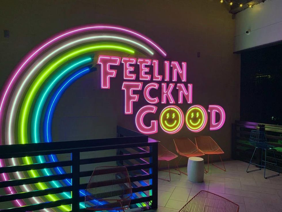 Electric FeelGood neon sign