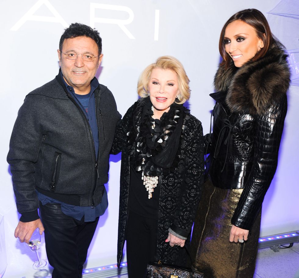 Elie Tahari, Joan Rivers and Giuliana Ranci February 2014