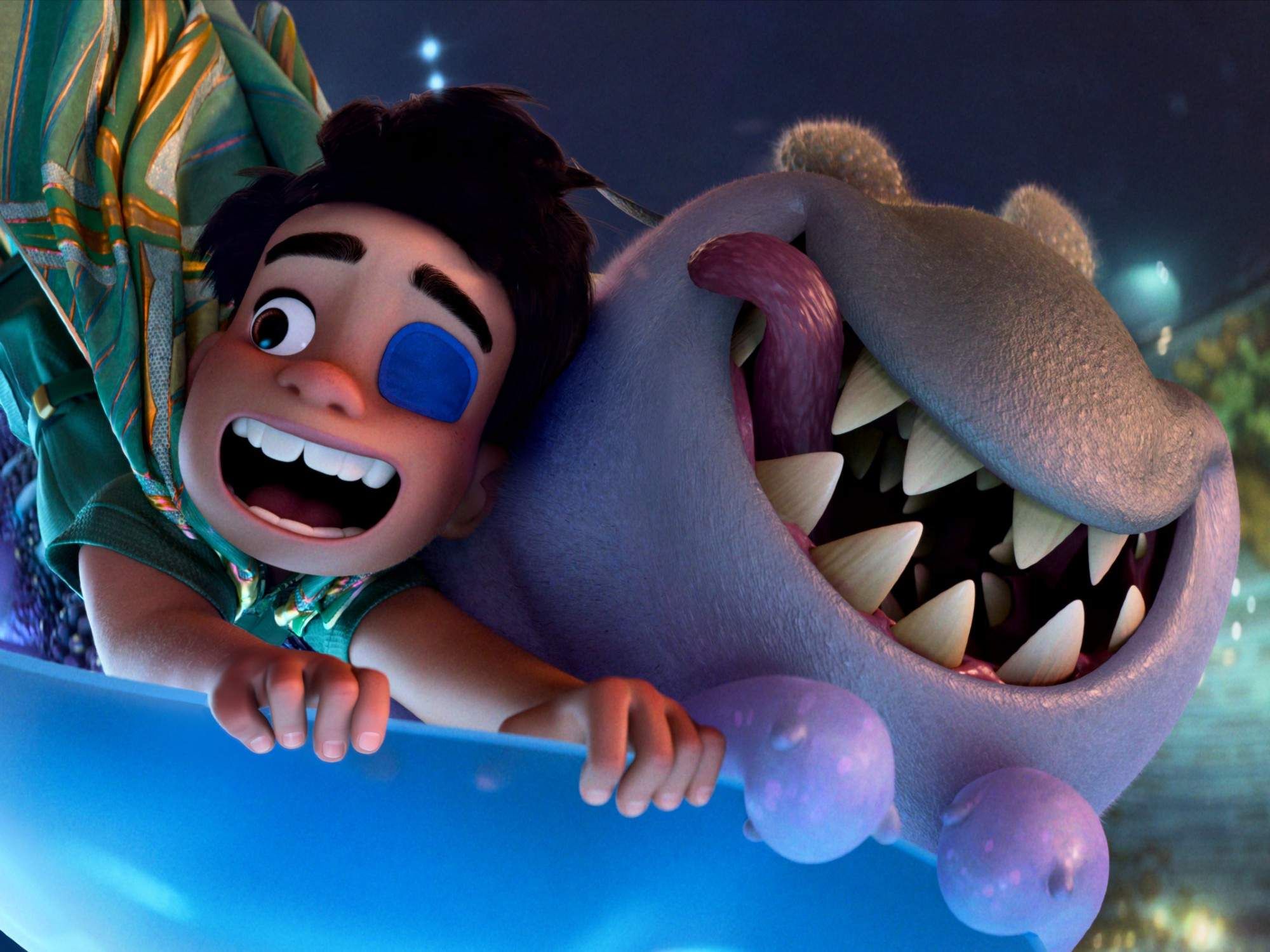 Elio (Yonas Kibreab) and Glordon (Remy Edgerly) in Elio