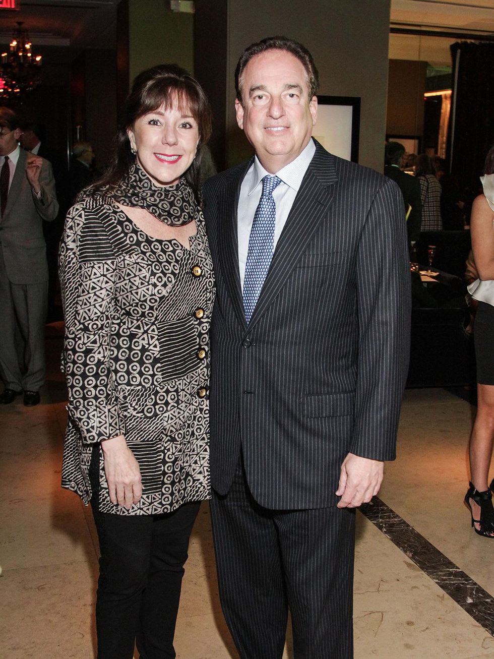 Elizabeth and Alan Stein at the Knowledge Arts Foundation dinner November 2013