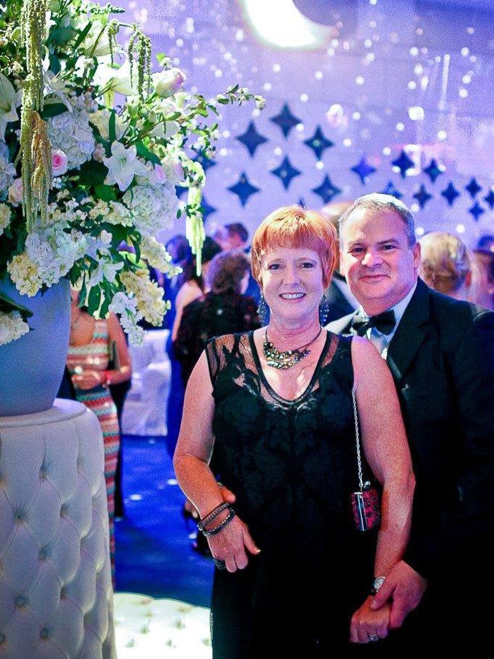 Elizabeth and Lou Wilson at Bering Omega's Sing for Hope after-party