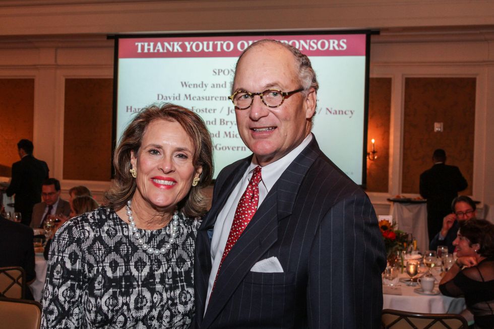 Elizabeth and Peter Wareing at the Hospice Spirit Award dinner October 2014
