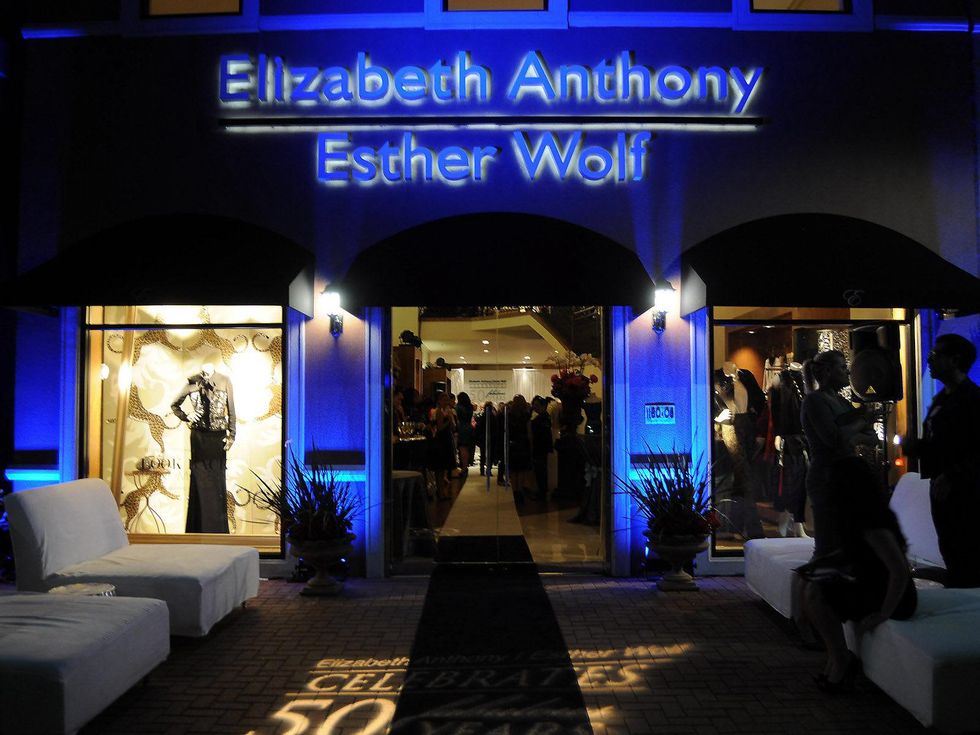Elizabeth Anthony, Esther Wolf, 50th anniversary party, October 2012, Storefront