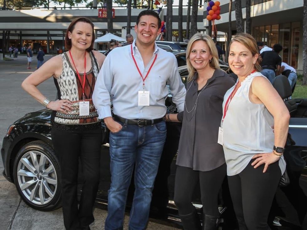 Elizabeth Johnson, Jesse Hernandez, Brandy Silverman, Emily Durham at Risotto Festival