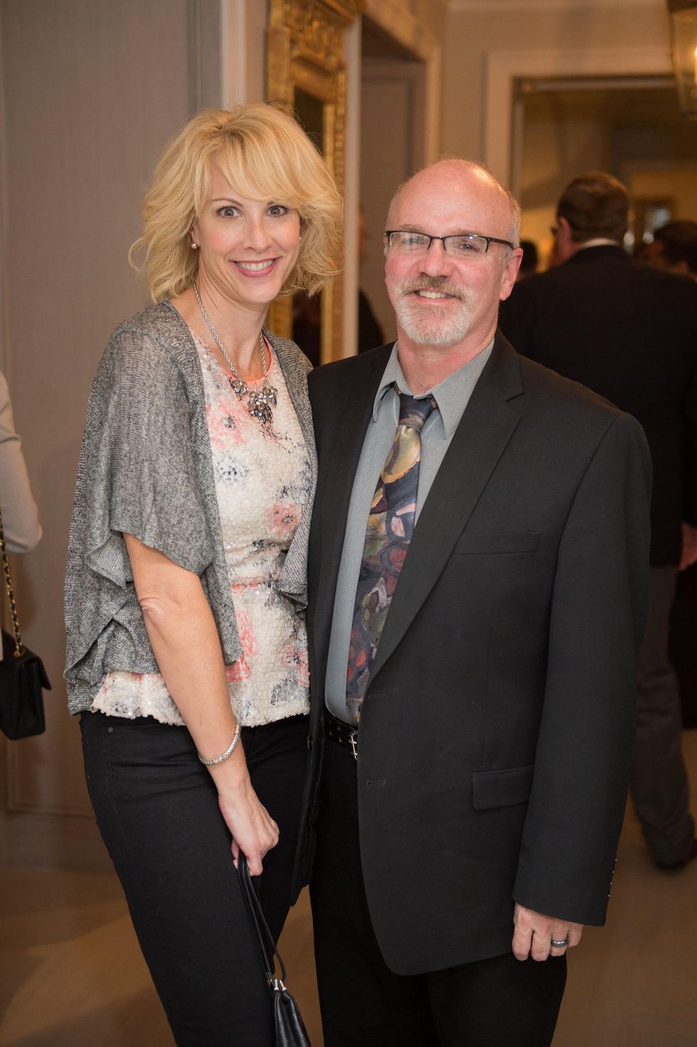 Elizabeth Marshall Black and James Black at the Alley Artist Dinner November 2014