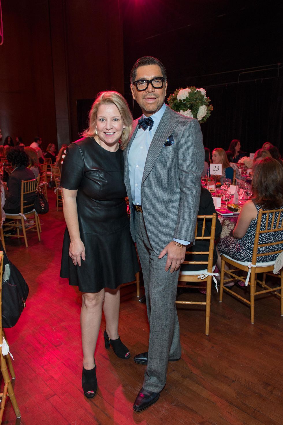 Elizabeth Vail and Ceron at the SPA luncheon with Lauren Bush Lauren October 2014