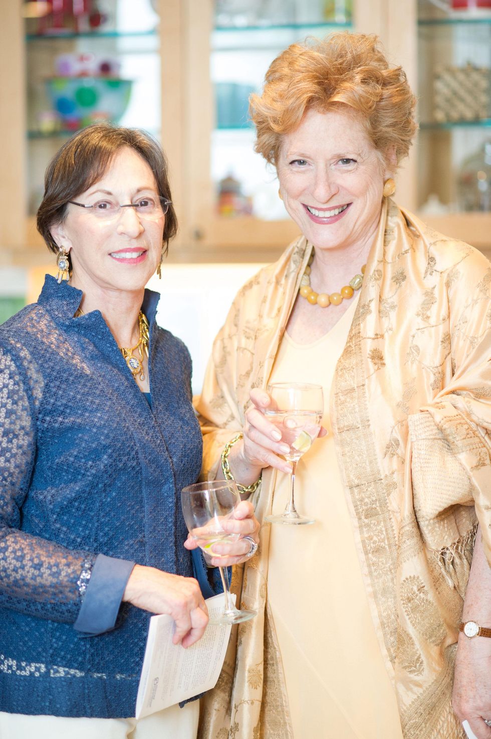 Elizabeth Weingarten, Carol Neuberger at Planned Parenthood Fine Art Auction