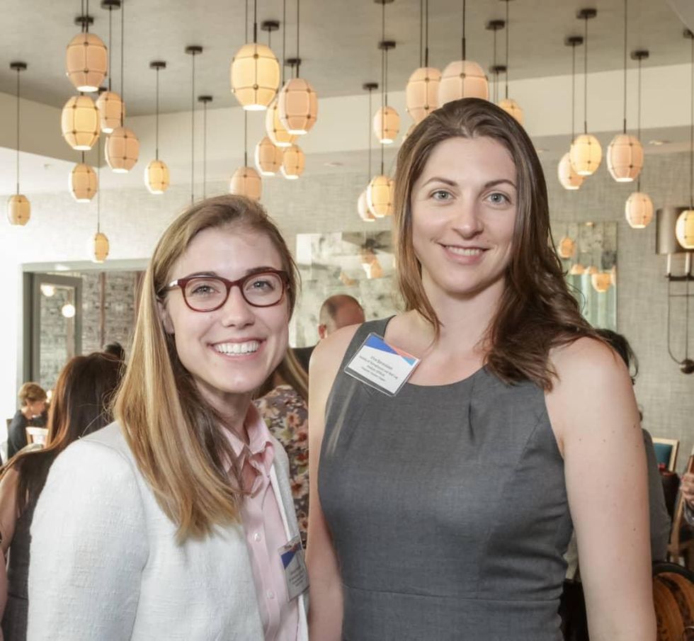 Ellevate Network breakfast 6/16 Beatrice Wallace, Irina Borovskaya