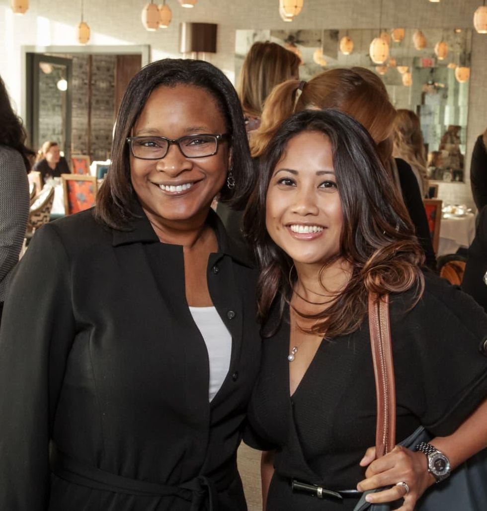 Ellevate Network breakfast 6/16 Melita Washington,Tola Tuy.