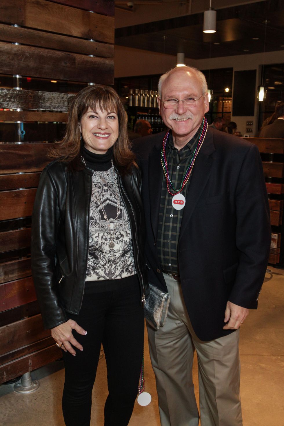 Ellie and Michael Francisco at the H-E-B San Felipe and Table 57 Social February 2015
